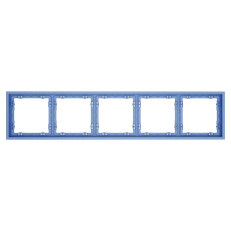 Изображение Рамка пластиковая VOLTUM S70 на 5 постов (деним)