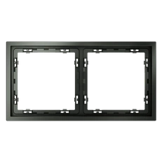 Изображение Рамка на 2 поста титан VOLTUM S70