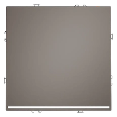 Изображение Проходной переключатель встраиваемый VOLTUM S70 одноклавишный с подсветкой 10А (капучино)