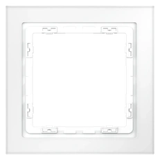 Изображение Рамка стеклянная VOLTUM S70 на 1 пост, (белый, матовый,стекло)